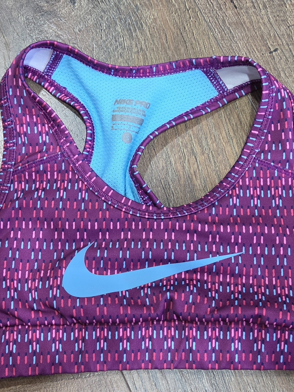Nike Kid's Purple & Blue Sports Bra